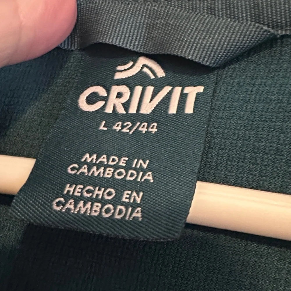 Crivit Men’s Lightweight Teal Hooded pullover